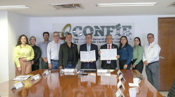 FIRMAN CONVENIO UPES-CONFÍE PARA ALIANZA ESTRATÉGICA